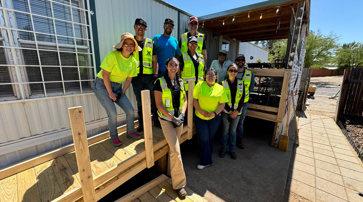 ADA Ramp Building Brings Office Staff Together